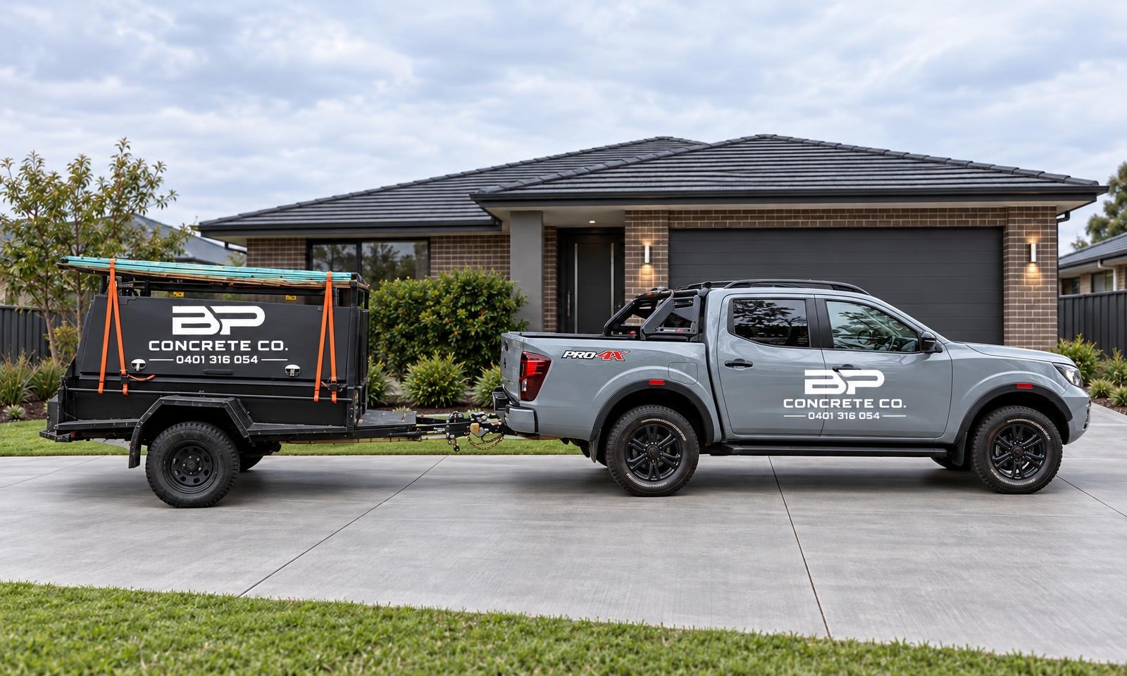 BP Concrete Vehicle Background
